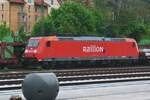 RaiLioN 185 186 stands in Treuchtlingen on 21 May 2010.