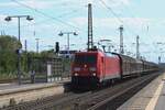On 2 May 2024 a block train hauled by 185 268 passes through Celle toward Maschen yard.