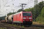 DBC 185 014 passe lentement par Gremberg le 17 juillet 2026.
