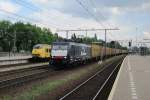 ERS 189 208 passes through Boxtel on a Kijfhoek-bound shuttle, 24 May 2013.