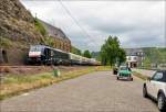 . 189 284 is heading a special train near Gondorf on June 20th, 2014.