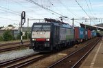 TX Log 189 287 hauls an intermodal service from Bavaria through Tilburg on 16 July 2016.