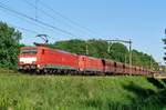 Iron ore train with 189 046 passes Tilburg Oude warande on 26 May 2017.
