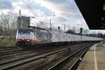 LTE 189 212 passes through Oberhausen Osterfeld Süd on 28 December 2017.