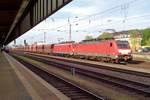 Iron ore train with 189 036 halts at Trier on 29 April 2018. 