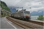 The SBB Cargo Novelis train wiht the E 189 994 in Veytaux-Chillon.
13.06.2018