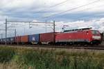 On a cloudy 20 August 2020 intermodal service with 189 069 passes Valburg CUP.