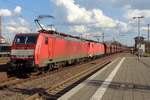 The benefits of fast-shooting options on your camera, part 2: iron ore train headed by 189 086 speeds through Dillingen (Saar) on 28 March 2017.