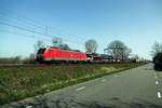 DBC 189 065 hauls the FORD automotives train through Roond on 31 March 2021.