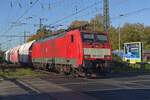 On 8 November 2019, the mixed freight destined for Flandersbach passes through Emmerich hauled by 189 084.