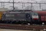 On a rainy 23 March 2019 no Alpes were to be seen at Venlo, yet SBBCI 189 108 managed to tame them at Venlo. 