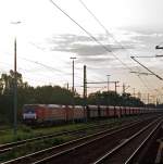 189 040-9 and 189 035-9 heavy ore train on 21.08.2011 in Toisdorf.