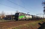 ELL 193 739 hauls a tank train through Hulten on 23 February 2021.