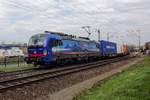 SBBCI 193 517 hauls an intermodal train out of Venlo on 8 April 2021.