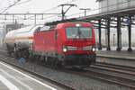 The mixed freight Unit Cargo Onnen varies a bit in composition and on 21 february 2023 the consist was limited to two tank wagons when passing through Amersfoort that day.