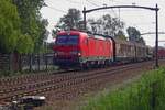 DBC 193 322 hauls a mixed freight through Hulten on 16 August 2019. 