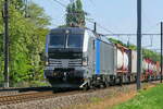 RTB Cargo 6193 182 Siemens Vectron with PCC Shuttle from Kutno PCC (Pl), via Frankfurt an der Oder PCC to Antwerpen Harbor.
30-04-2025