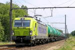 RTB Cargo 7193 115 med en tankvagnståg från Tyskland till hamnen i Antwerpen.
