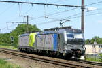 The TCA 7193 209 pulling the TCA 7193 116 from the port of Antwerp back to the TCA container terminal in Athus near the French and Luxembourg border. Siemens Vectron MS build in 2025 with construction N� 23978. Line 27A at Antwerp Airport. 15-07-2026