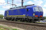 The HSL Belgium 6193 045 coming from the port of Antwerp.  Siemens Vectron MS build in 2025 with construction N� 22914. Line 27A at Antwerp Airport. 27-07-2026
