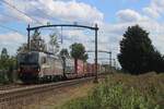 On 21 August 2025 SBBCI X-Load 193 549 hauls a diverted intermodal train through Hulten.