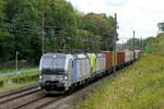 The TCA 7193 209 double traction with the 7193 114 for the daily TCA shuttle from the TCA container terminal at Athus to the port of Antwerp. Siemens Vectron MS build in 2025 with construction N� 23978. Line 27A at Antwerp Airport. 02-09-2026