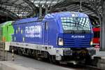 On 23 September 2019 FLIX train 193 826 had one cab painted in blue with an advertisement of European elections and planned expansion by FLIX throughout Europe, and is seen at K�ln Hbf. 