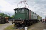 E 16 08, seen here on 30 may 2014 at the railway museum of Darmstadt-Kranichstein, is in need of a serious overhaul.