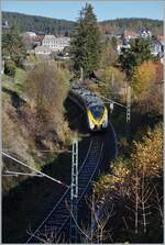 A DB 1440 (Alstom Coradia Continental) by Schluchsee on the way to Freiburg i.B.

13.11.2022 