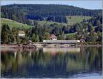 A DB Alstom Coradia Continental 1440 by Schluchsee on the way form Seebrugg to Titisee.