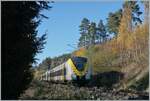 The two Alstom Coradia Continental 1440 360 and 1440 858 are shortly after Schluchsee on the way towards Tittisee.

Nov 13, 2022