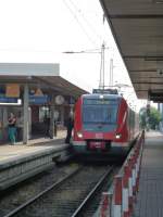 422 036-4 is standing in Dortmund main station on August 21st 2013.