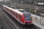 S-Bahn 422 508 calls at Gladbeck West on 7 January 2014.