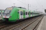 S-Bahn 422 536 is about to quit Bochum Hbf on a grey 26 January 2022.