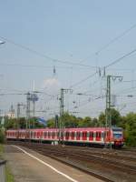 Two ET 423 are arriving in Köln Messe/Deutz on August 21st 2013.