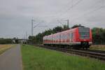Quite uncommon is the appearance of DB Regio Class 423 at Kaarst Broicherseite, but on 8 August 2025 EMU 423 762 passes your photographer at Kaarst.