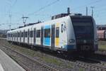 Interloper: on 30 April 2026 EMU 423 011/511 of S-Bahn Stuttgart made a test ride from the capital of Baden-W�rttemberg straight into the Ruhr Area (Ruhrpott in affectionate German) and is seen here passing through Neuwied onthe back leap into the South.