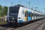 Interloper: on 30 April 2026 EMU 423 011/511 of S-Bahn Stuttgart made a test ride from the capital of Baden-W�rttemberg straight into the Ruhr Area (Ruhrpott in affectionate German) and is seen here passing through Neuwied onthe back leap into the South.