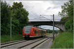 The DB 426 009-7 on the way to Schaffhausen by Bietingen.