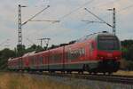 DB 1428 504 pasa cerca de su fotógrafo en Buldern el 16 de julio de 2026.