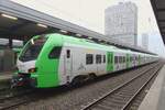 Dutch treat? Abellio 3429 006 stands at Essen Hbf on 26 Janaury 2022 and still wears the Abellio stickers, but already has the VRR S-Bahn livery. From 1 February 2022 Abellio Rail will disappear from the German tracks. The Dutch part not only is from the fact, that Abellio is/was/used to be a doughter company from NS Reizigers, but also from the banking tower in the back ground: Postbank is a Dutch banking concern -had the Dutch made better preparations and business plans, including countering any contingencies, Abellio might have survived from February 2022 on...