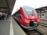 442 105 is standing in Nuremberg main station, June 23th 2013.