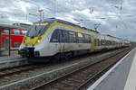 Abellio 8442 607 stands in Heilbronn on the evening of 20 February 2020.