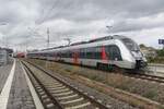 Abellio 9442 809 calls at Halle (Saale) Hbf on 10 June 2022.