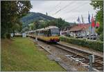 The 450 918 and an other one are leaving Baiersbronn.