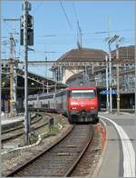 An SBB Re 460 is waiting in Lausanne with its IR90 for departure to Brig.

May 2, 2025