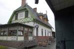 Gare de Burg dans le Spreewald (Brandebourg, Allemagne). Date : 17 juillet 2006.