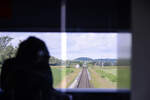 View through the driver's cab on the section between Rostock and Bad Doberan. Date: 8th June 2025.