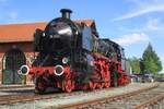 On 20 May 2019 DB 18 612 was placed outside the loco shed of the DDM in Neuenmarkt-Wirsberg due to the centenary of the Bavarian Class S 3/6 in one of the very rare instances that see 18 612 leave the