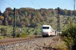 ICE 1  401 014-6 at Lonsee, Oct. 12th, 2010.